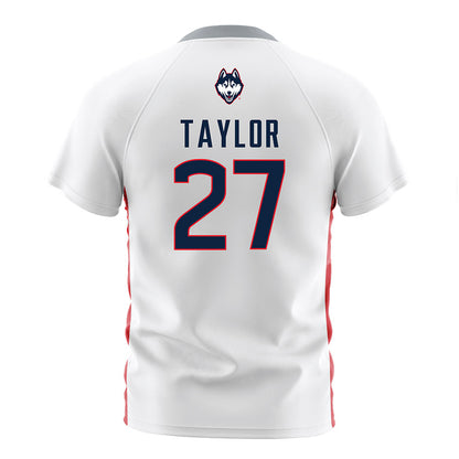 UConn - NCAA Women's Soccer : Lexi Taylor - White Soccer Jersey-1
