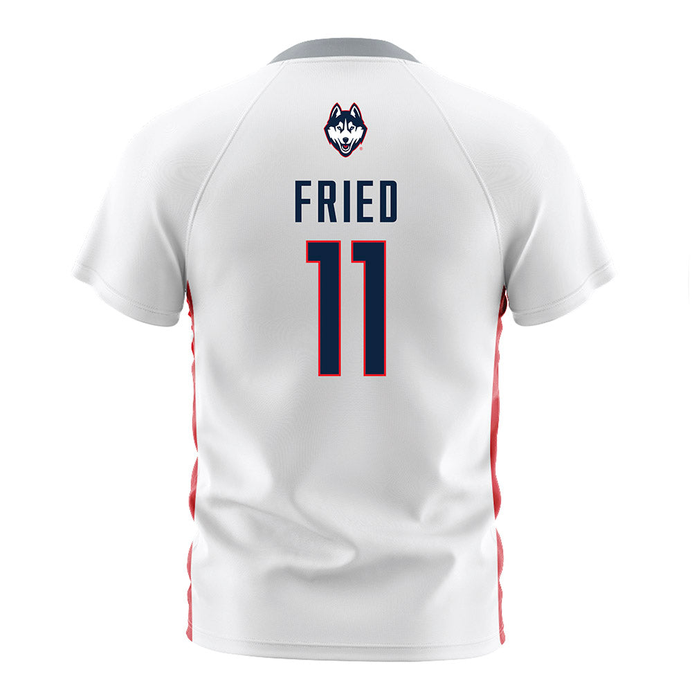 UConn - NCAA Women's Soccer : Maddie Fried - White Soccer Jersey