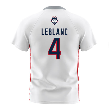 UConn - NCAA Women's Soccer : Lydia LeBlanc - White Soccer Jersey-1
