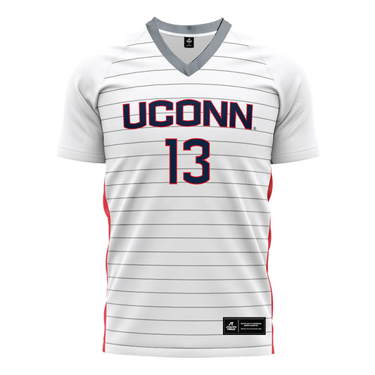 UConn - NCAA Women's Soccer : Kelly Monaco - White Soccer Jersey