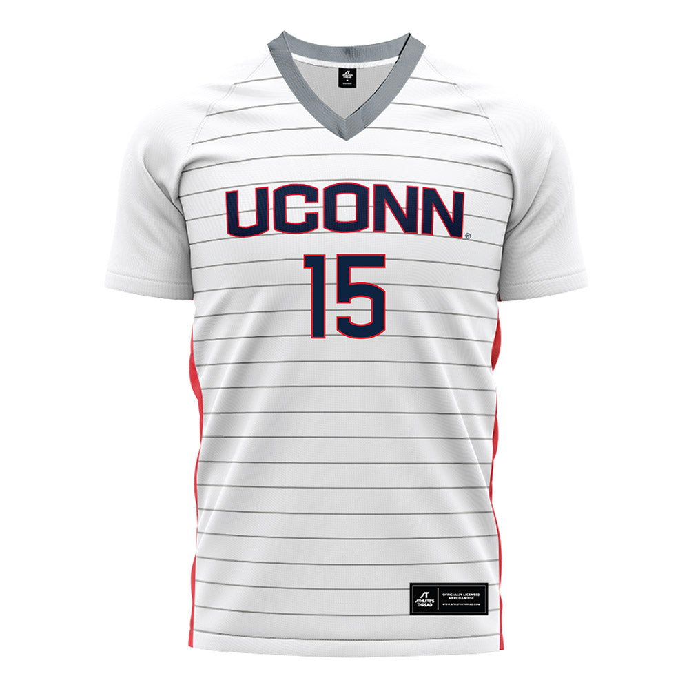 UConn - NCAA Women's Soccer : Anaya Johnson - White Soccer Jersey