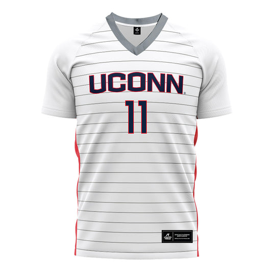 UConn - NCAA Women's Soccer : Tiana Righetti - White Soccer Jersey-0
