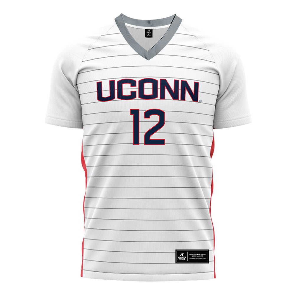 UConn - NCAA Women's Soccer : Isabella Meadows - White Soccer Jersey