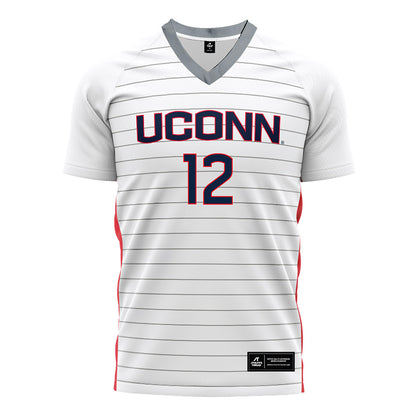 UConn - NCAA Women's Soccer : Isabella Meadows - White Soccer Jersey