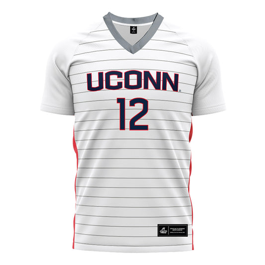 UConn - NCAA Women's Soccer : Isabella Meadows - White Soccer Jersey