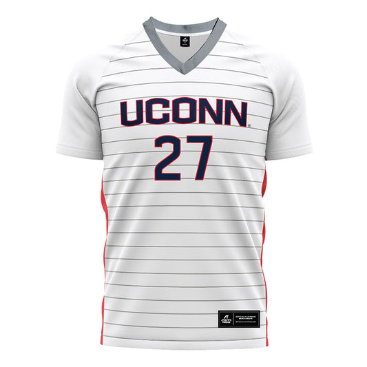 UConn - NCAA Women's Soccer : Lexi Taylor - White Soccer Jersey-0