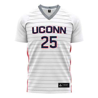 UConn - NCAA Women's Soccer : Morgan Mooney - White Soccer Jersey-0