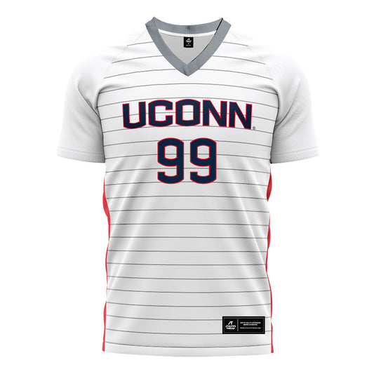 UConn - NCAA Women's Soccer : Elizabeth DiBlasi - White Soccer Jersey-0