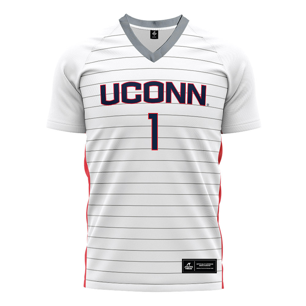 UConn - NCAA Women's Soccer : Ava Yamas - White Soccer Jersey-0