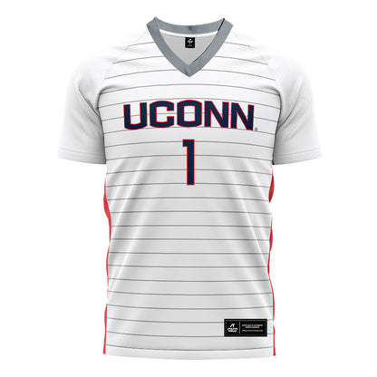 UConn - NCAA Women's Soccer : Ava Yamas - White Soccer Jersey-0