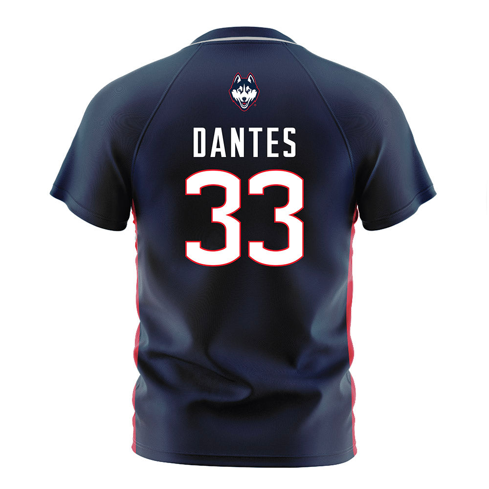 UConn - NCAA Women's Soccer : Lina Dantes - Navy Soccer Jersey