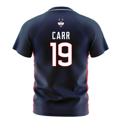 UConn - NCAA Women's Soccer : Jessica Carr - Navy Soccer Jersey