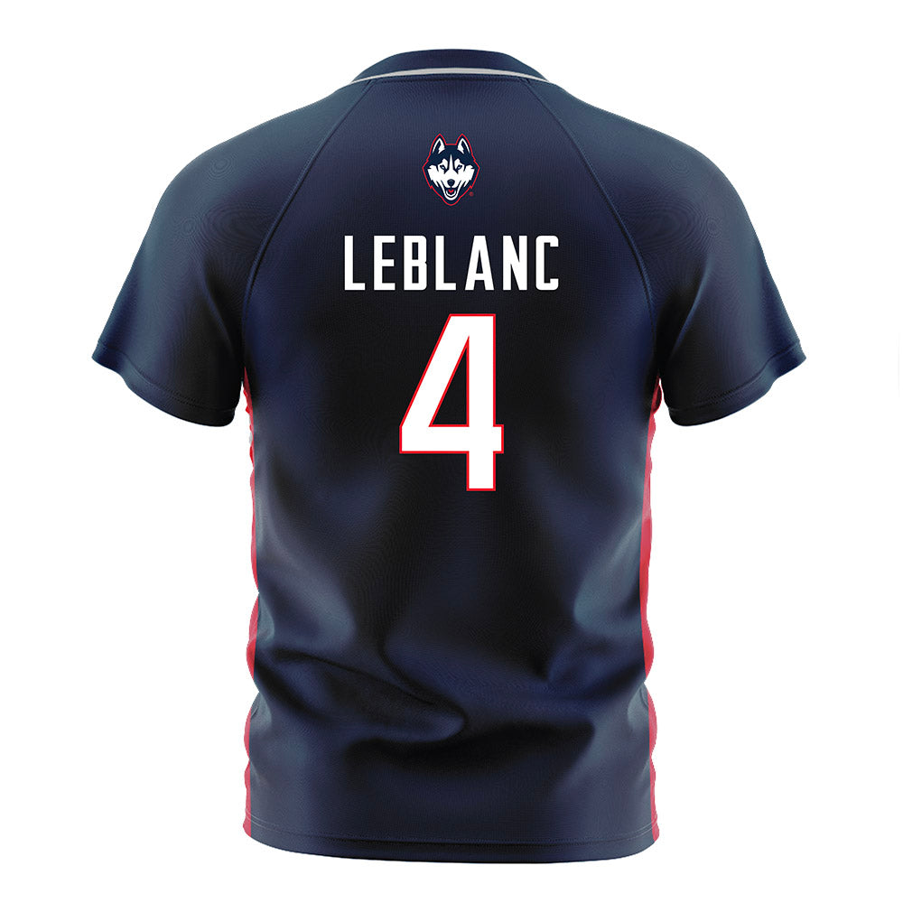 UConn - NCAA Women's Soccer : Lydia LeBlanc - Navy Soccer Jersey-1