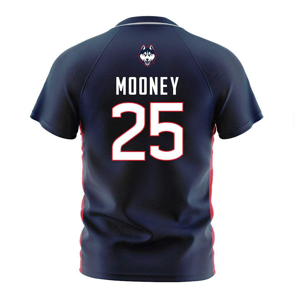 UConn - NCAA Women's Soccer : Morgan Mooney - Navy Soccer Jersey-1