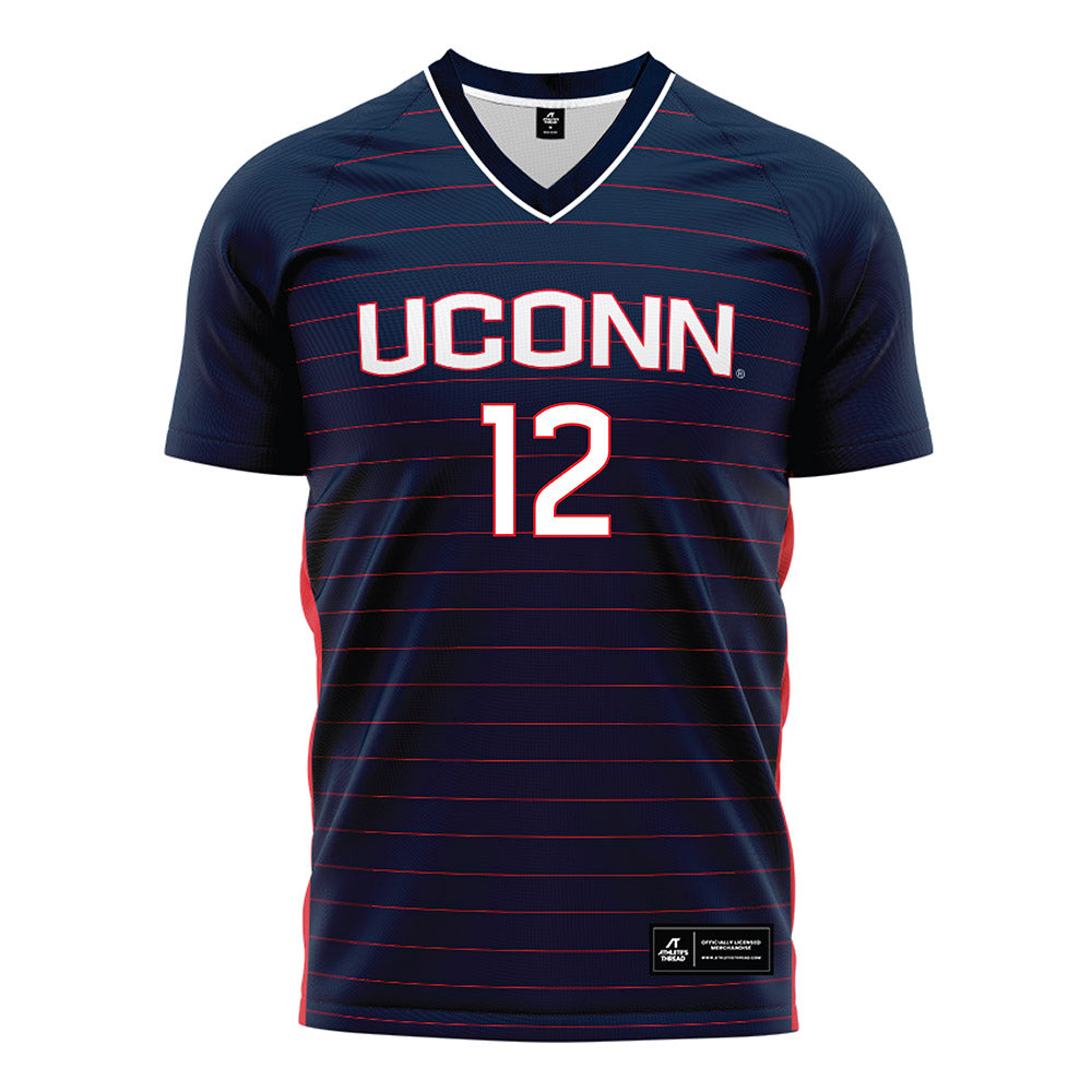 UConn - NCAA Women's Soccer : Isabella Meadows - Navy Soccer Jersey
