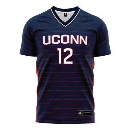 UConn - NCAA Women's Soccer : Isabella Meadows - Navy Soccer Jersey