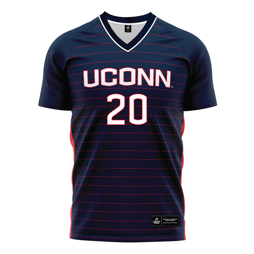 UConn - NCAA Women's Soccer : Brooke Walonis - Navy Soccer Jersey