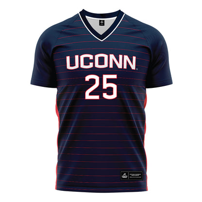 UConn - NCAA Women's Soccer : Morgan Mooney - Navy Soccer Jersey-0