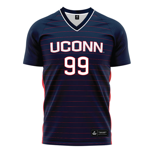 UConn - NCAA Women's Soccer : Elizabeth DiBlasi - Navy Soccer Jersey-0