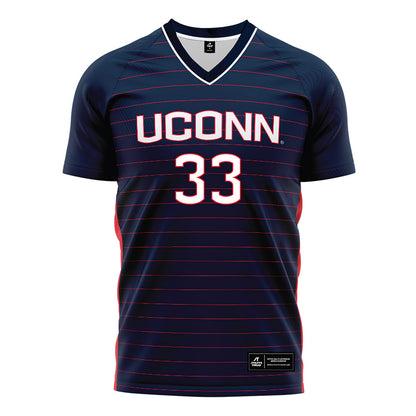 UConn - NCAA Women's Soccer : Lina Dantes - Navy Soccer Jersey