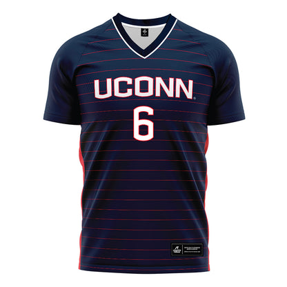 UConn - NCAA Women's Soccer : Taylor Jenkins - Navy Soccer Jersey