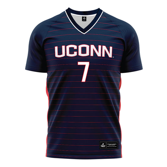 UConn - NCAA Women's Soccer : naomi mathis - Navy Soccer Jersey