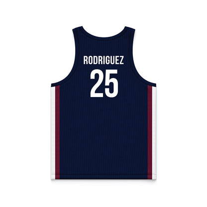 FDU - NCAA Men's Basketball : Daniel Rodriguez - Blue Basketball Jersey-1