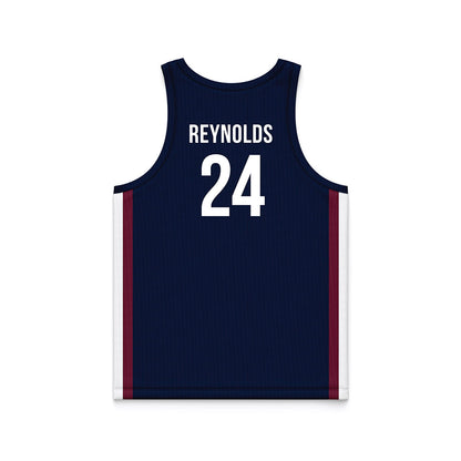 FDU - NCAA Men's Basketball : Brayden Reynolds - Blue Basketball Jersey-1