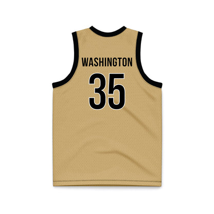 Vanderbilt - NCAA Women's Basketball : Sacha Washington - Gold Basketball Jersey-1