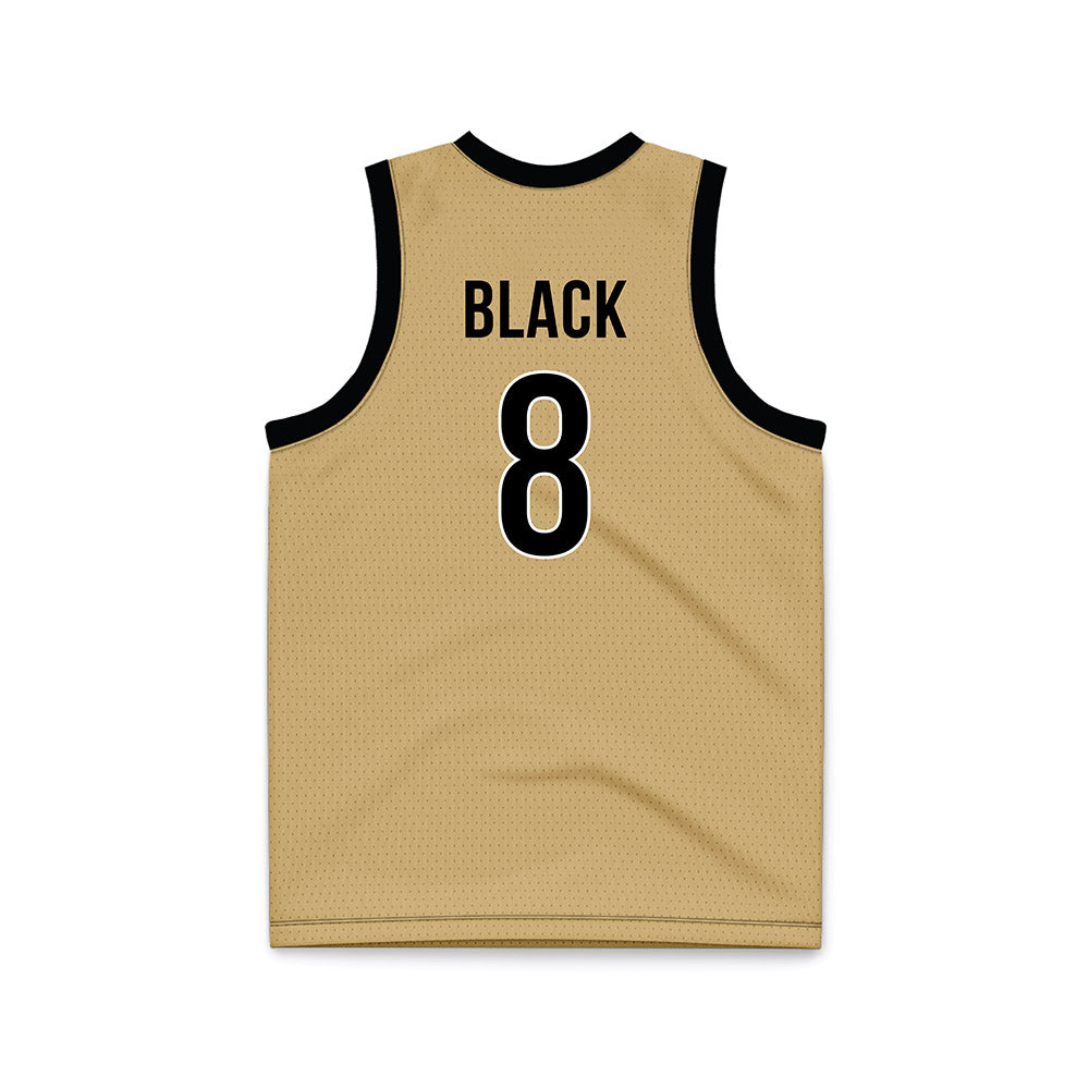 Vanderbilt - NCAA Women's Basketball : Ava Black - Gold Basketball Jersey-1