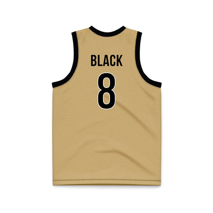 Vanderbilt - NCAA Women's Basketball : Ava Black - Gold Basketball Jersey-1