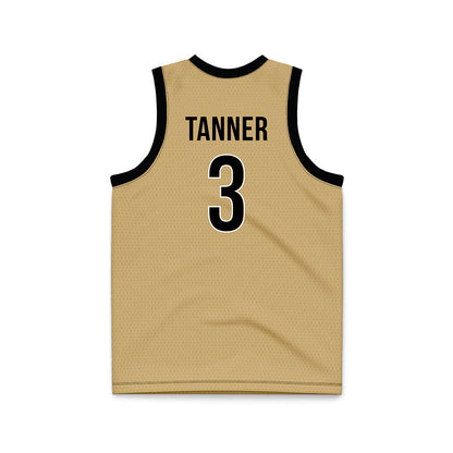 Vanderbilt - NCAA Men's Basketball : Tyler Tanner - Gold Basketball Jersey-1