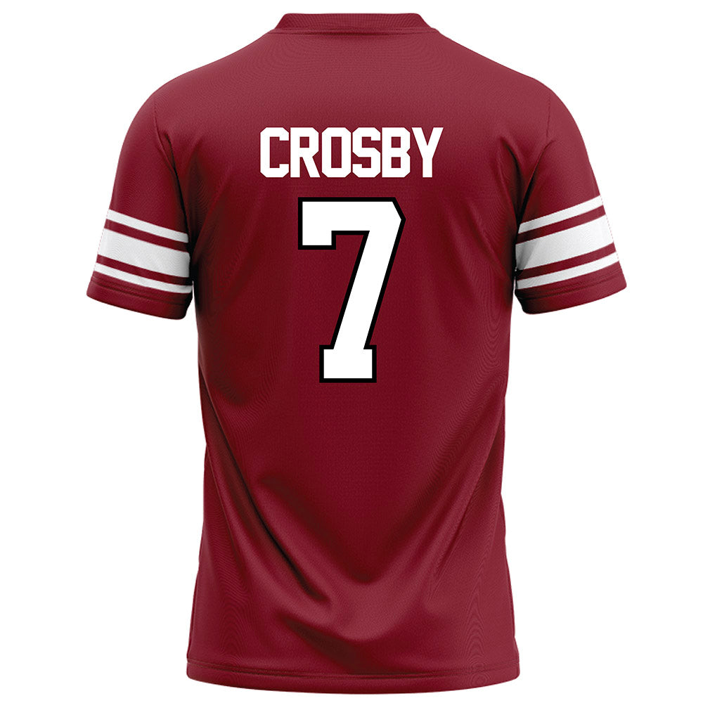 NCCU - NCAA Football : Chanston Crosby - Maroon Football Jersey-1
