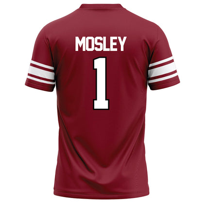NCCU - NCAA Football : Chris Mosley - Maroon Football Jersey-1