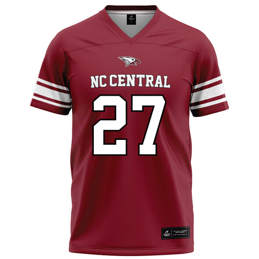 NCCU - NCAA Football : Cameron Williams - Maroon Football Jersey-0