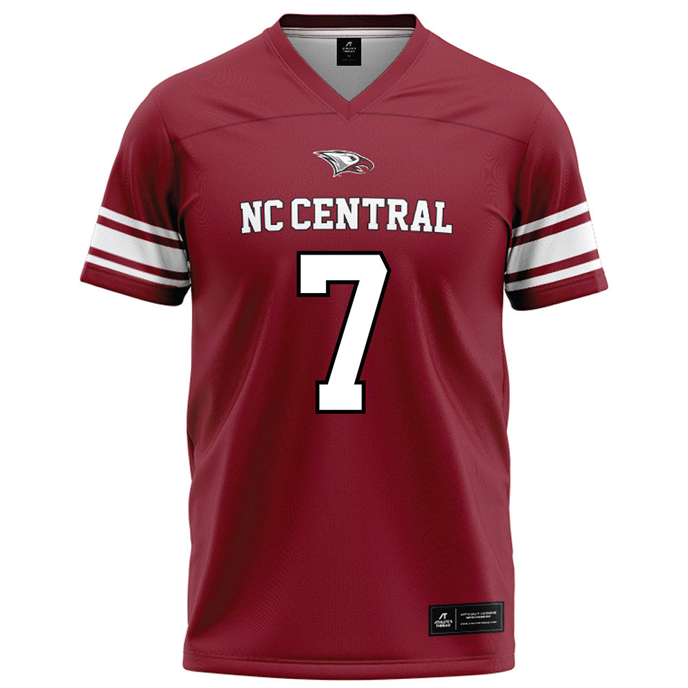 NCCU - NCAA Football : Chanston Crosby - Maroon Football Jersey-0