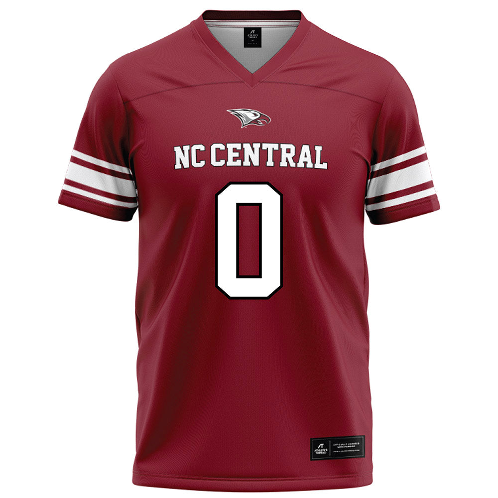 NCCU - NCAA Football : Chauncey Spikes - Maroon Football Jersey-0