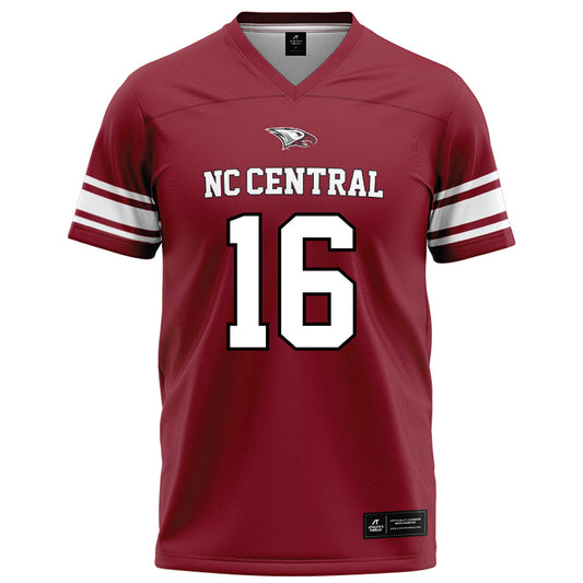 NCCU - NCAA Football : Zarion Walters - Maroon Football Jersey-0