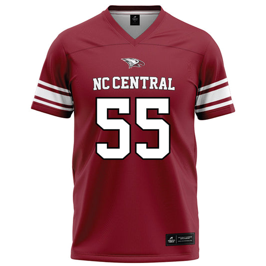 NCCU - NCAA Football : Trevon Humphrey Jr - Maroon Football Jersey