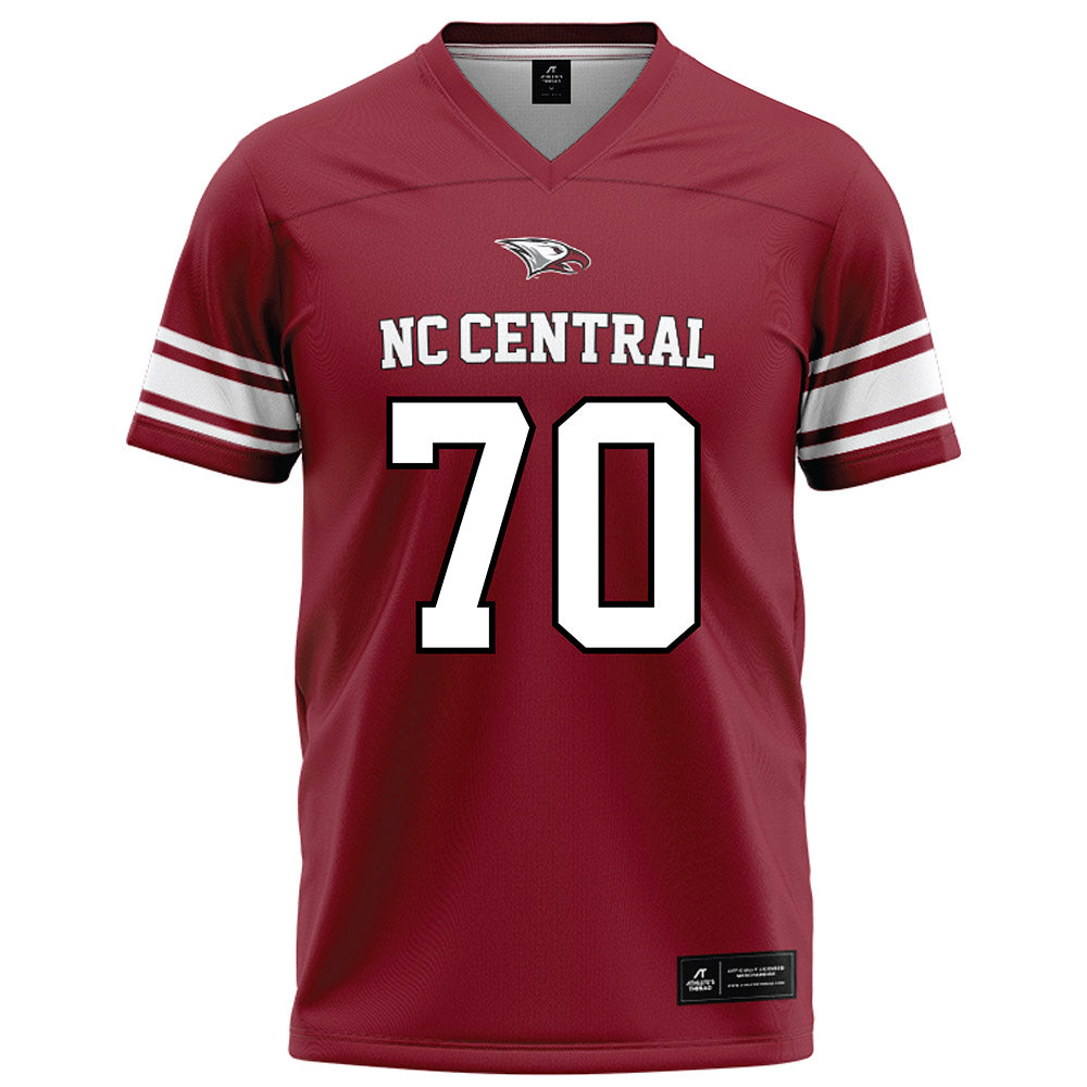 NCCU - NCAA Football : Ta'Ron Williams - Maroon Football Jersey-0