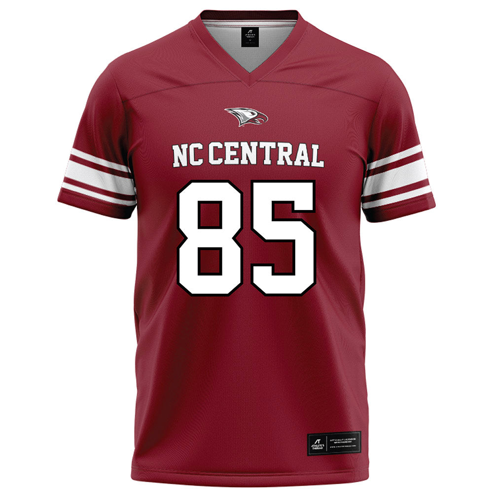 NCCU - NCAA Football : SyRee Livingston - Maroon Football Jersey-0