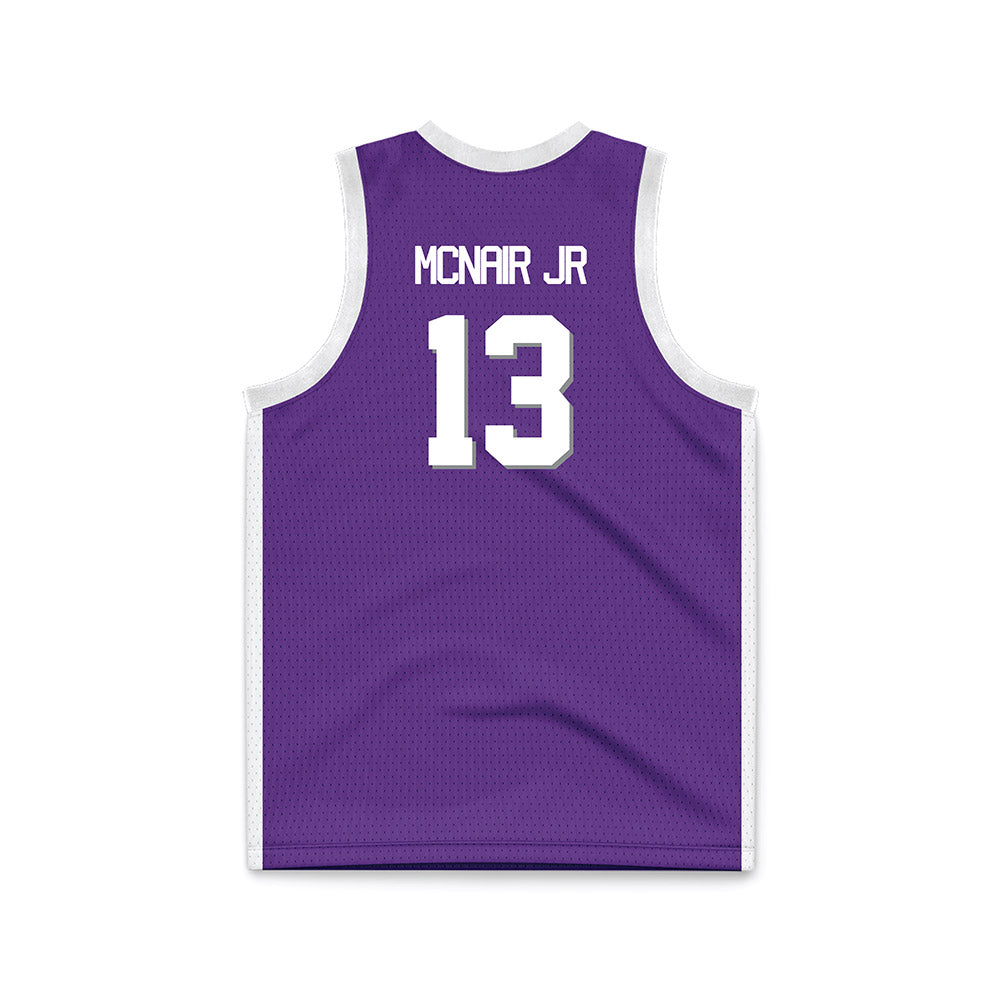 Kansas State - NCAA Men's Basketball : Will McNair Jr - Purple Basketball Jersey