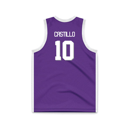 Kansas State - NCAA Men's Basketball : David Castillo - Purple Basketball Jersey