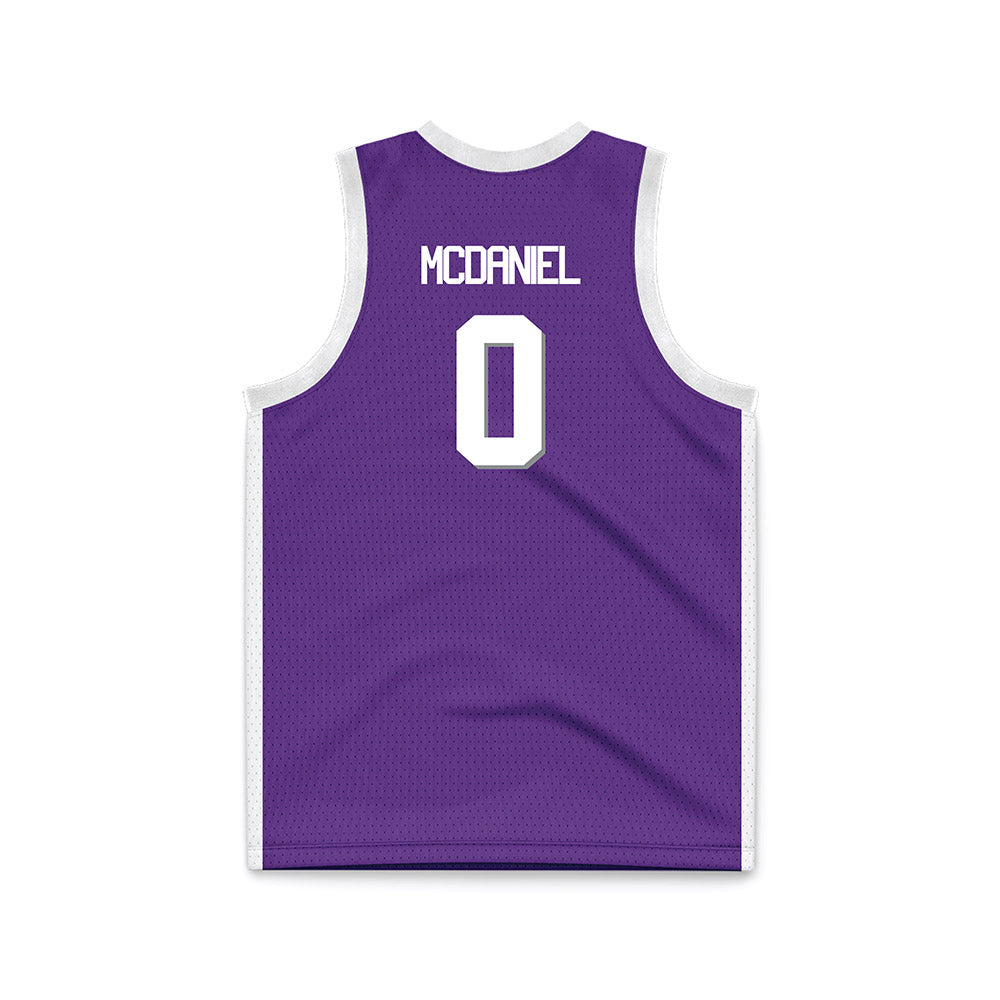 Kansas State - NCAA Men's Basketball : Dug McDaniel - Purple Basketball Jersey