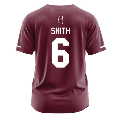 Mississippi State - NCAA Softball : Carson Smith - Maroon Jersey-1