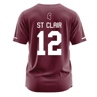 Mississippi State - NCAA Softball : Brylie St Clair - Maroon Jersey