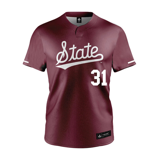 Mississippi State - NCAA Softball : Sydney Carroll - Maroon Jersey-0