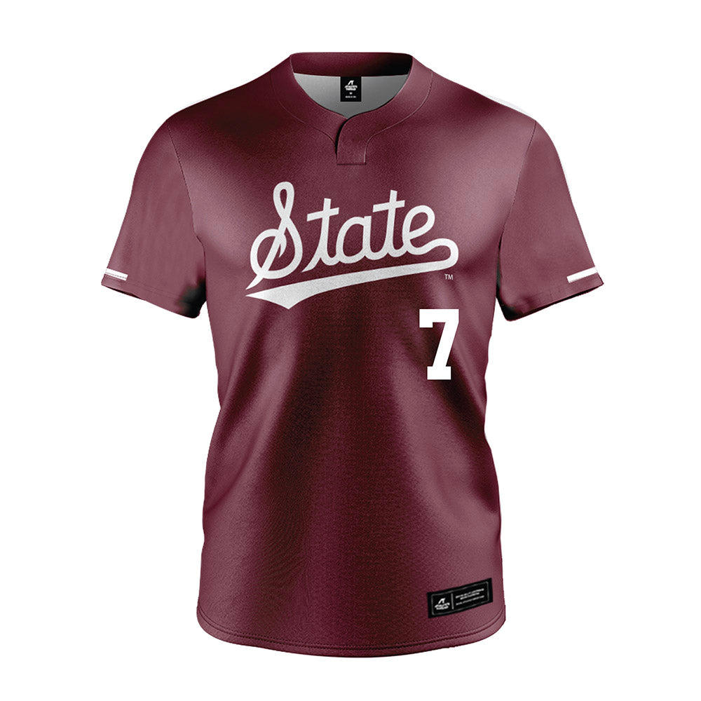Mississippi State - NCAA Softball : Gabriella Schaeffer - Maroon Jersey-0