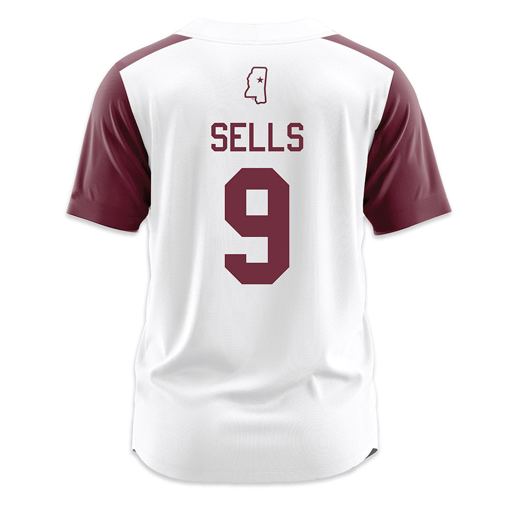 Mississippi State - NCAA Softball : Kiarra Sells - White Jersey-1