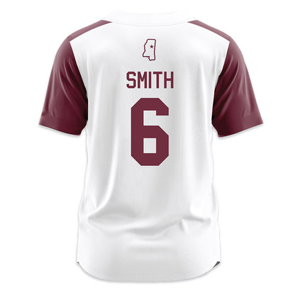 Mississippi State - NCAA Softball : Carson Smith - White Jersey-1